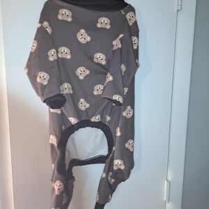 George White Dog Onesie